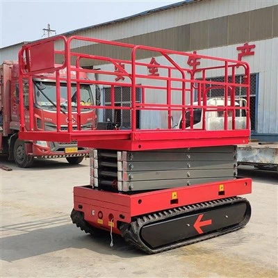 Plataforma elevadora sobre orugas